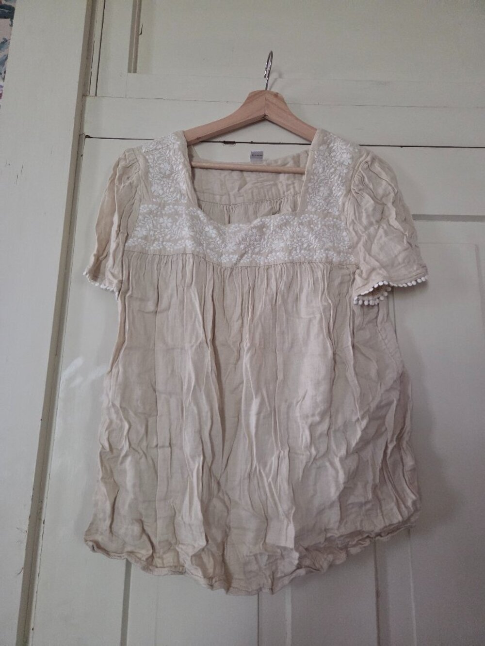 Embroidered top